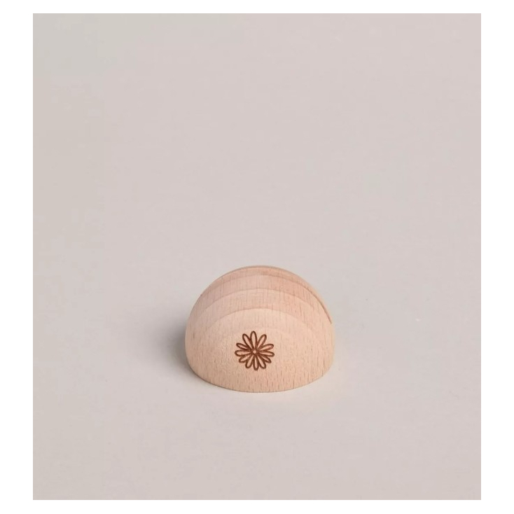 Porte carte - Demi-cercle - marguerite