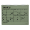 Notebook calendar 2026 M - Kaki