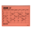 Notebook calendar 2026 M - Orange
