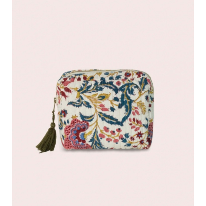 Petite trousse matelassée - Archana - Pin
