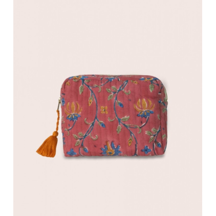 Petite trousse matelassée - Dinty - Rose