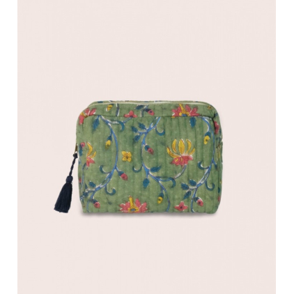 Grande trousse matelassée - Dinty - Tilleul
