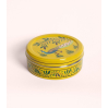 Boîte ronde en inox - Paon