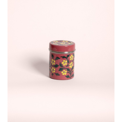 Petite boîte à thé en inox - Daisy