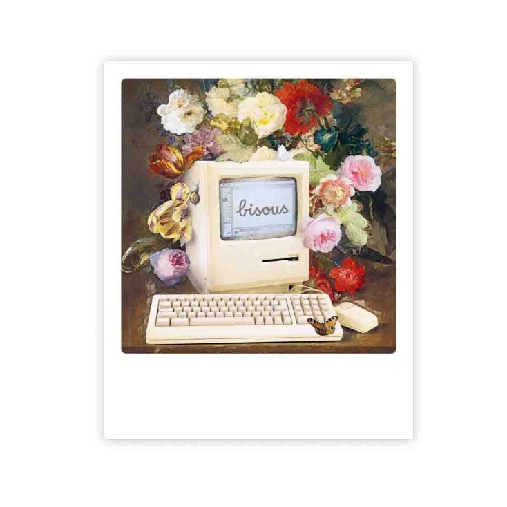 Carte postale - bisou computer - ZG1551FR