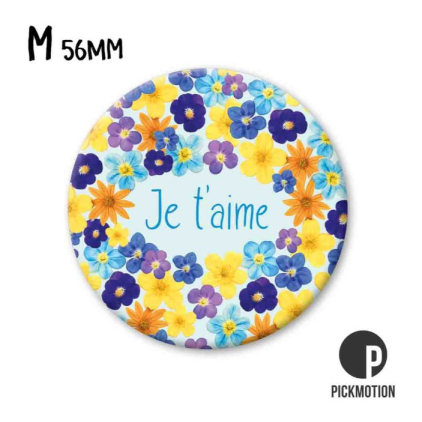 Magnet - je t'aime flowers - MM1916FR
