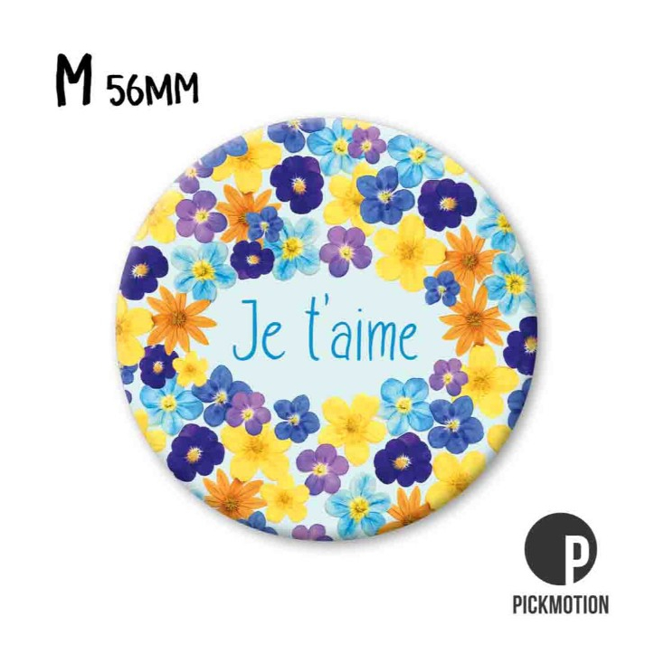 Magnet - je t'aime flowers - MM1916FR