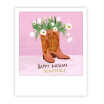 Mini carte postale - happy birthday beautiful - MP1145EN