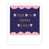 Mini carte postale - pour ma maman chérie - MP1138FR