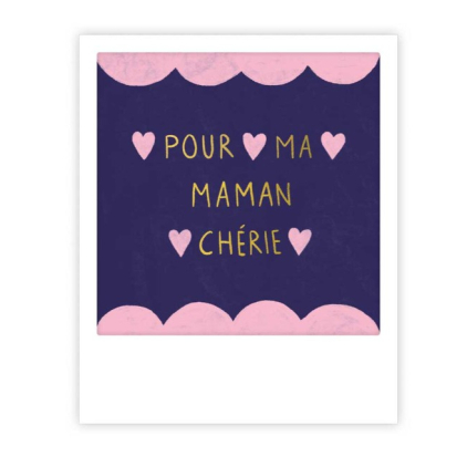 Mini carte postale - pour ma maman chérie - MP1138FR