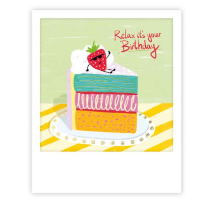 Mini carte postale - relax it's your birthday - MP1131EN