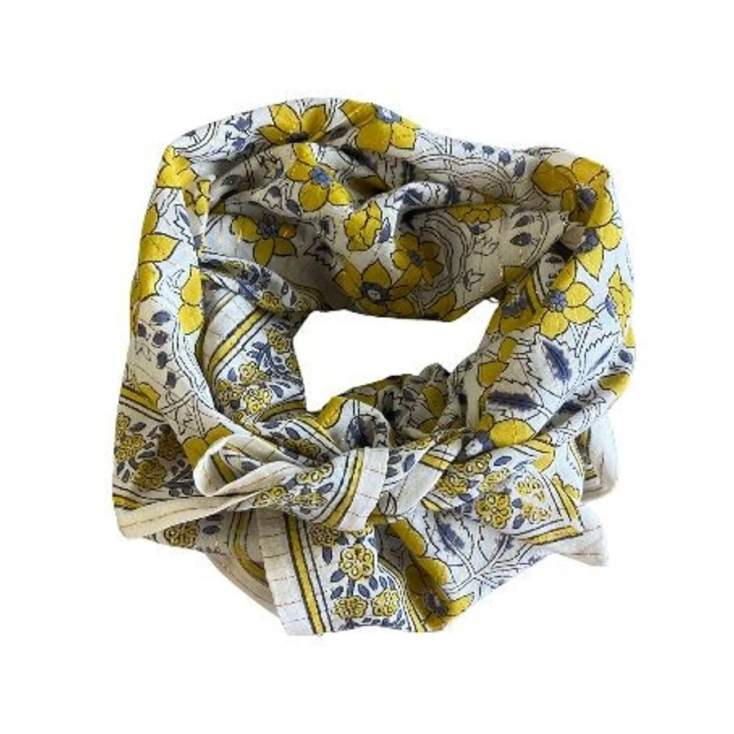 Foulard Agra - Bouton d'or