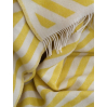 Wool blanket - Frank - Lemon, off white