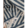 Wool blanket - Frank - Petrol, sage