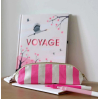 Trousse Gaston - Rayures - Neon pink