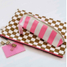 Trousse Gaston - Rayures - Neon pink