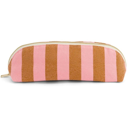 Trousse Gaston - Rayures - Strawberry caramel