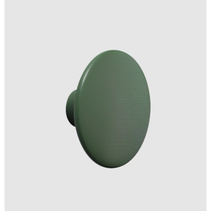 Patère The dots – 1 pièce M dusty green - Ø 13 cm