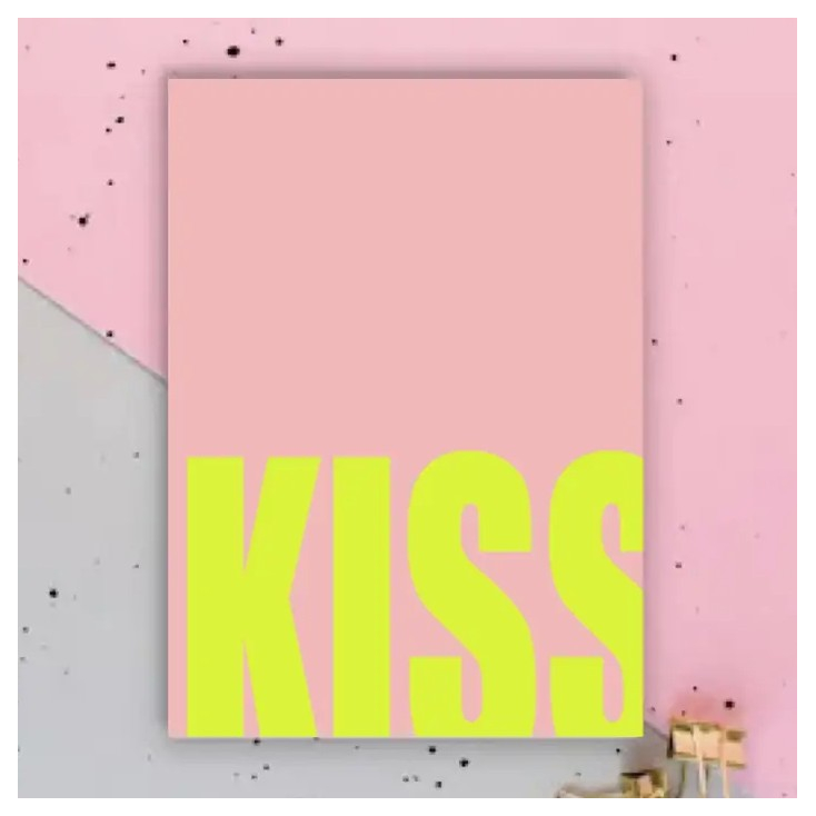 Carte postale - Kiss