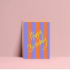 Carte postale - Happy birthday stripes
