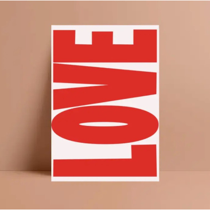 Carte postale - Love