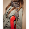 Foulard en laine - Léopard foret