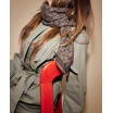Foulard en laine - Léopard foret