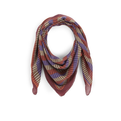 Foulard en laine - Opale Bordeaux