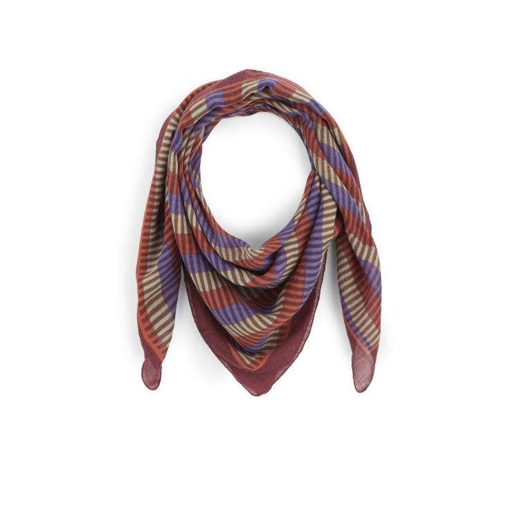 Foulard en laine - Opale Bordeaux