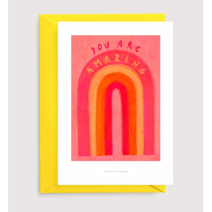 Carte postale avec enveloppe - You are amazing