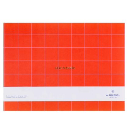Plannificateur de bureau - rouge