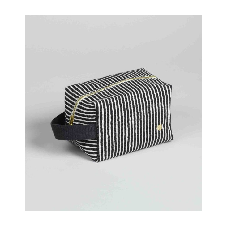 Pouch cube déperlant Basile Caviar PM