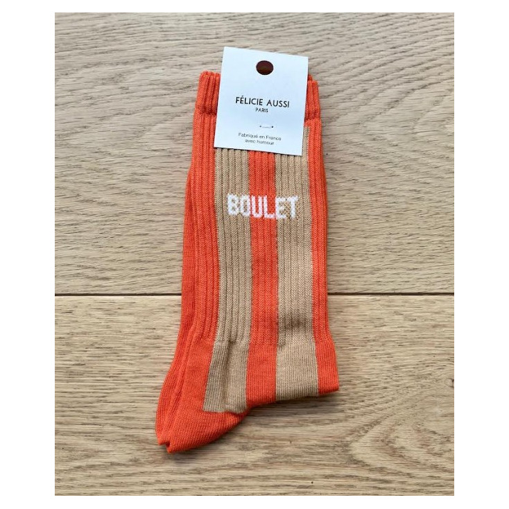 Chaussettes - Boulet - orange sable - 36/40
