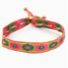 Bracelet Geweven - fleur - automne