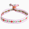 Bracelet Geweven - fleur de coton - lilas