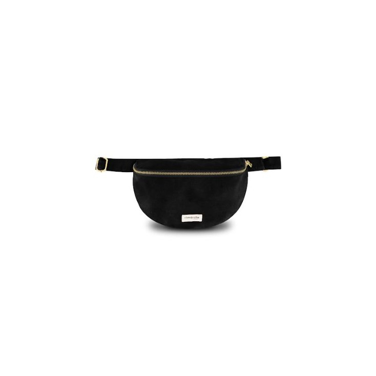 Custine - Le sac Banane - Noir Ciré - automne 2025