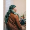 Foulard Leo coton - vert