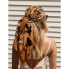 Foulard bandana coton - Camel