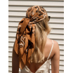 Foulard bandana coton - Camel