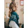 Foulard sacret garden laine/soie - vert