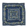 Foulard secret garden coton - navy