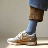 Chaussettes glitter - Bleu minéral