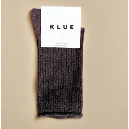 Chaussettes glitter - Chocolat marron