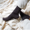Chaussettes glitter - Chocolat marron