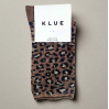 Chaussettes glitter - Leopard marron