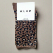 Chaussettes glitter - Leopard marron