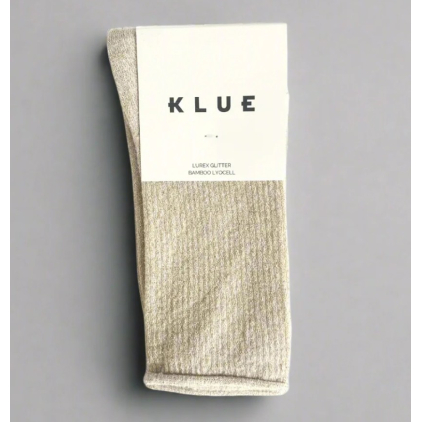 Chaussettes glitter - Beige
