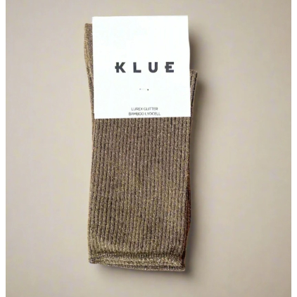 Chaussettes glitter - Caramel