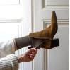 Chaussettes glitter - Caramel
