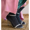 Chaussettes glitter - Gris